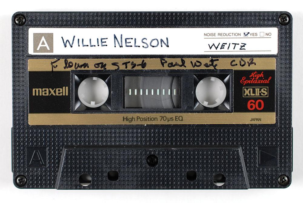 Lot #328 Paul Weitz’s STS-6 Flown Cassette Tape