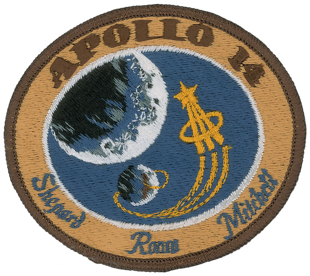 Lot #241 Edgar Mitchell’s Apollo 14 Flown Patch