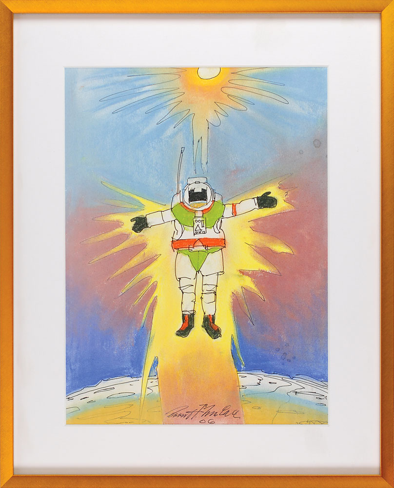 Lot #356 Robert McCall Artwork: Astronaut Rising