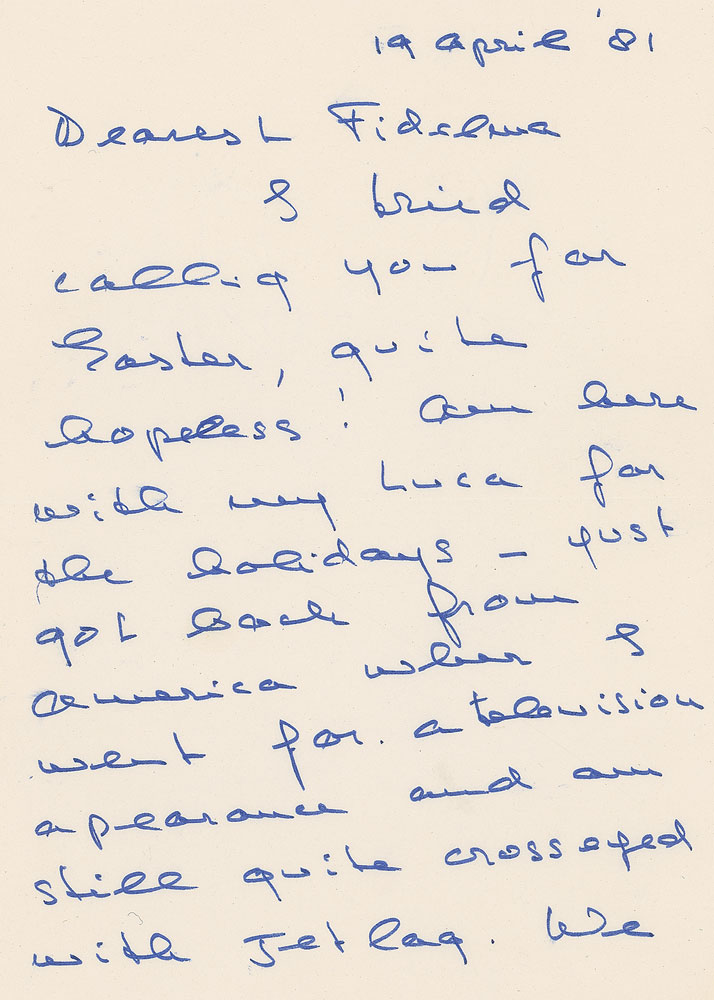 Lot #3116 Audrey Hepburn Autograph Letter Signed - Image 2