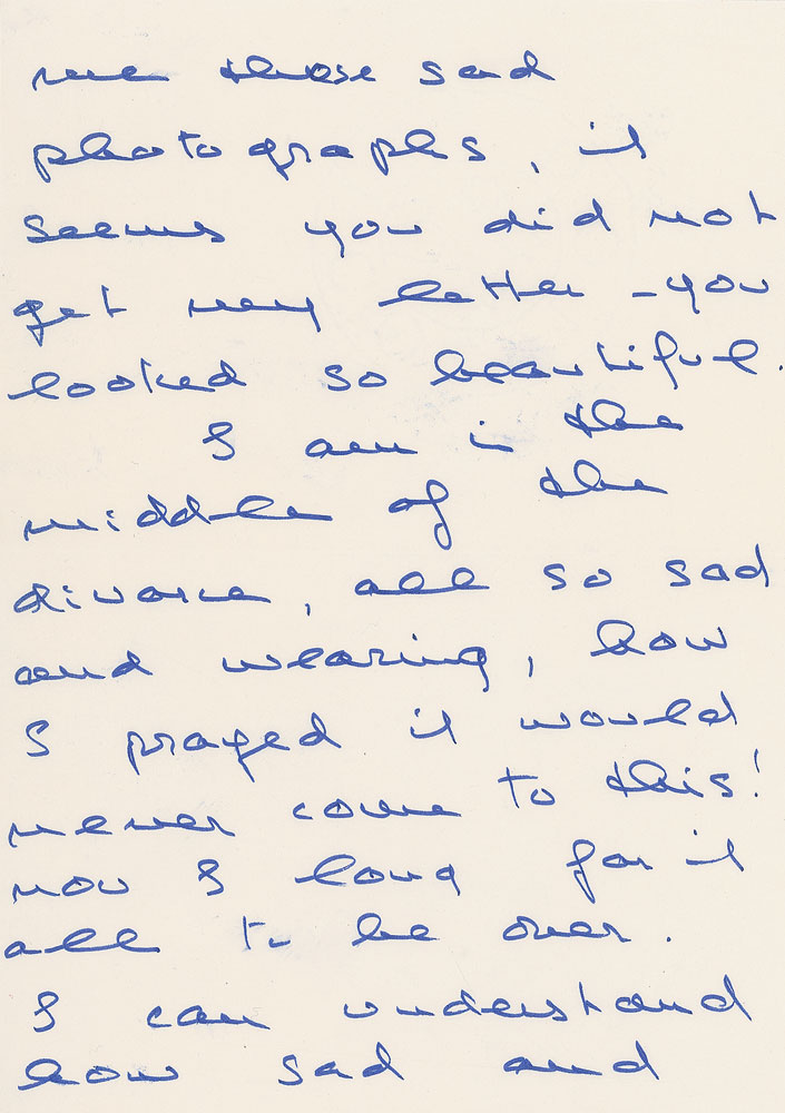 Lot #3116 Audrey Hepburn Autograph Letter Signed - Image 4