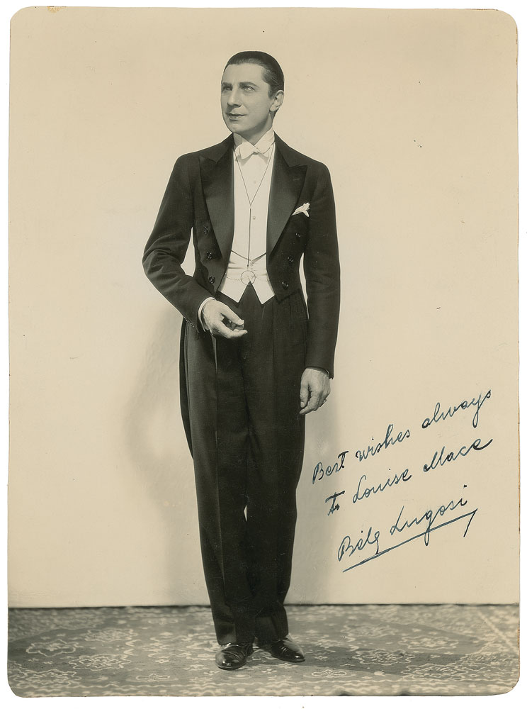 Lot #3062 Bela Lugosi Signed Photograph - Image 1