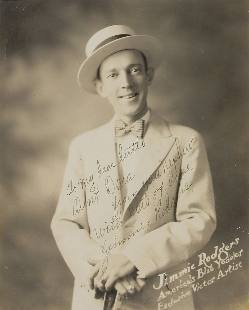 Lot #3210 Jimmie Rodgers Collection