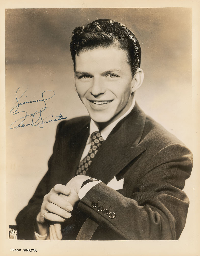 Lot #3216 Frank Sinatra Signed Photograph