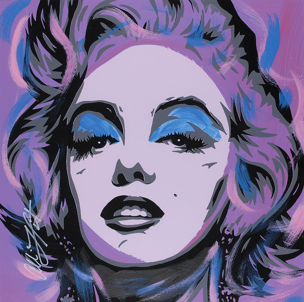 Lot #3205 Marilyn Monroe Pop Art by Allison