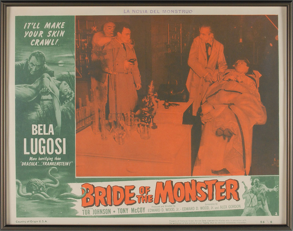 Lot #3040 Bride of The Monster Lobby Card Set - Image 2