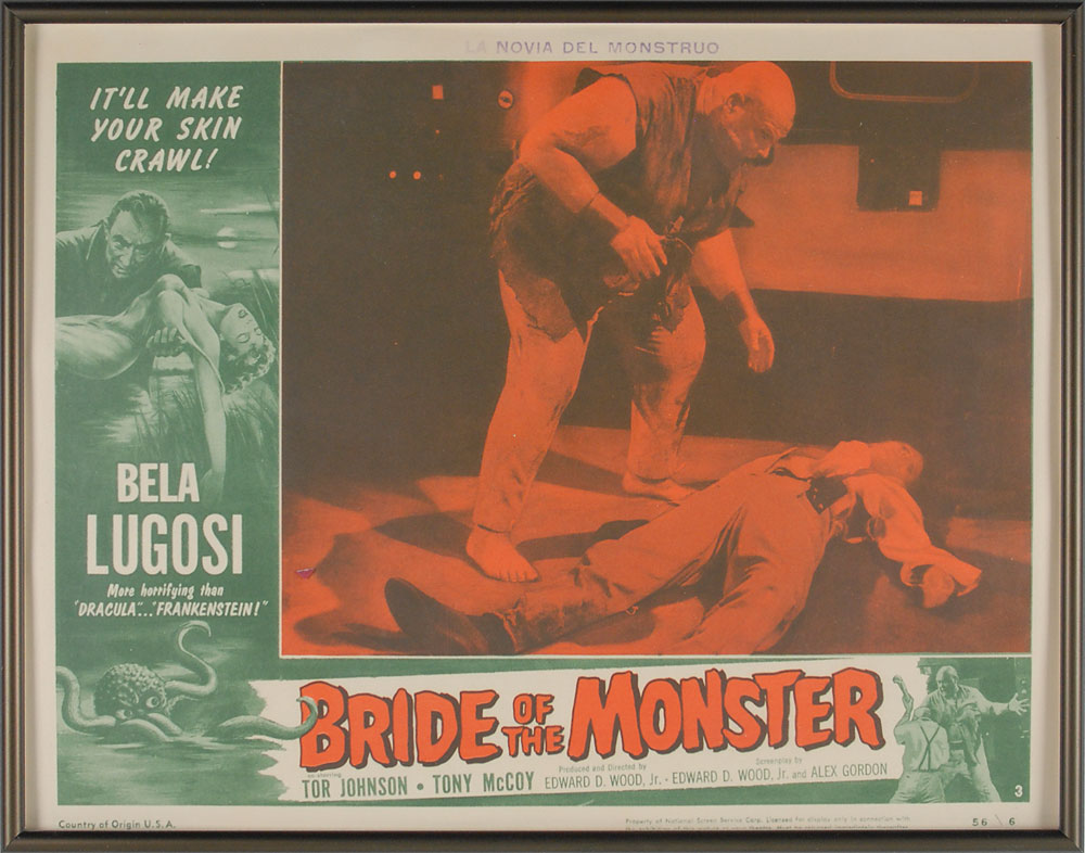 Lot #3040 Bride of The Monster Lobby Card Set - Image 3