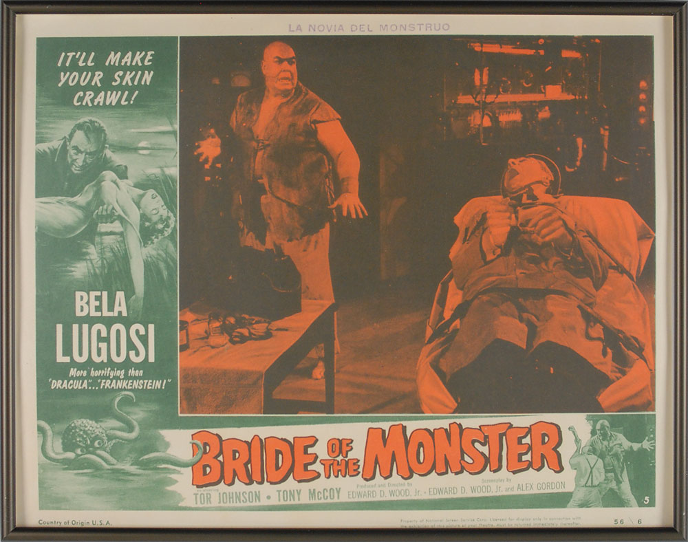 Lot #3040 Bride of The Monster Lobby Card Set - Image 5