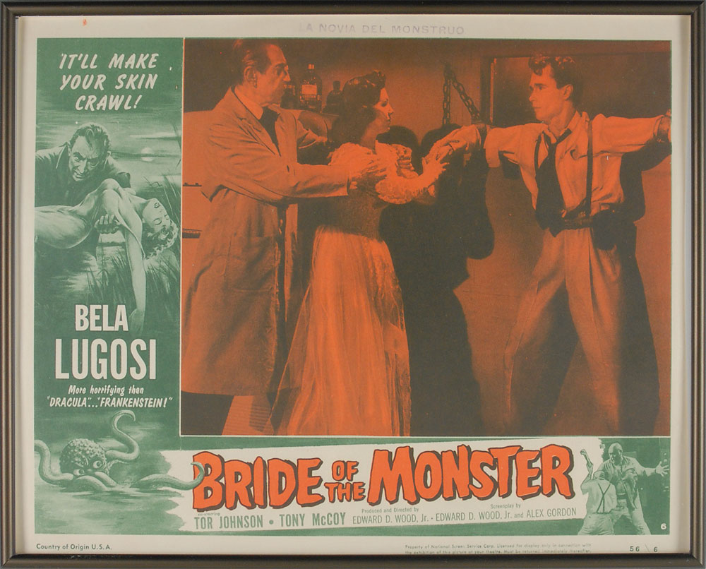 Lot #3040 Bride of The Monster Lobby Card Set - Image 6