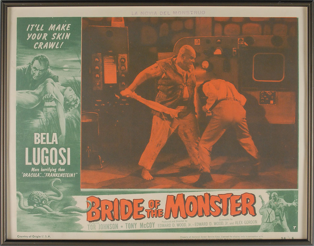 Lot #3040 Bride of The Monster Lobby Card Set - Image 7