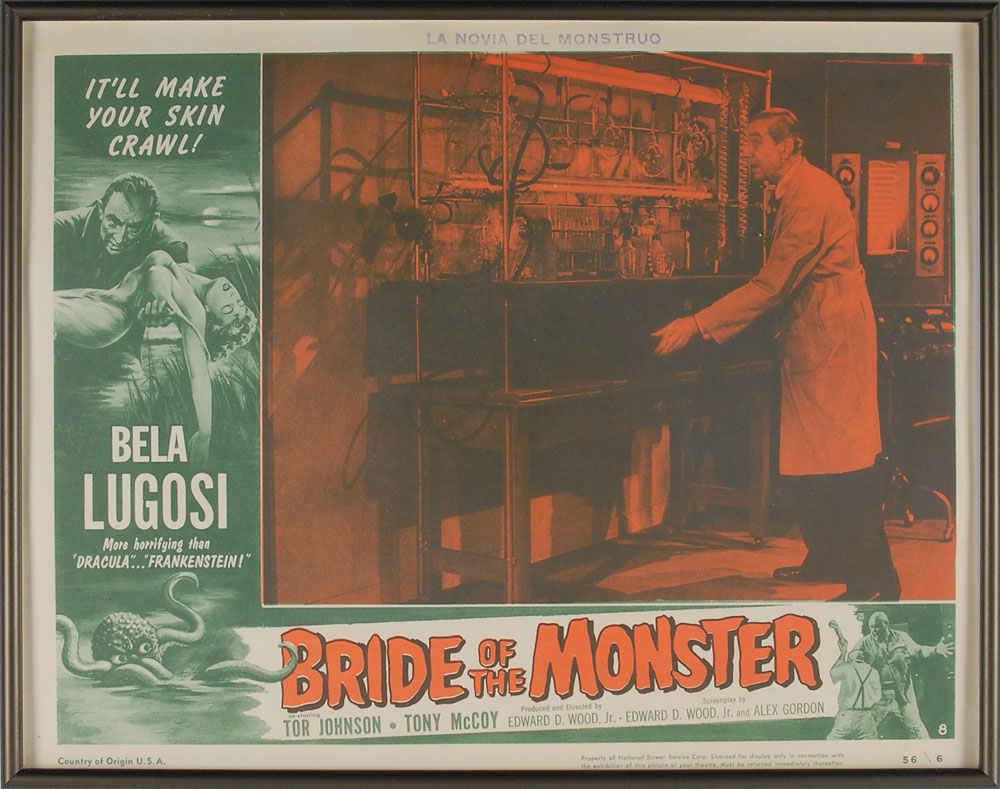 Lot #3040 Bride of The Monster Lobby Card Set - Image 8