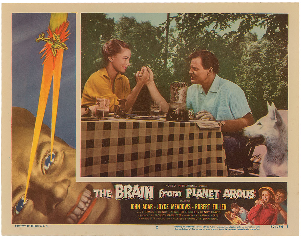Lot #3053 The Brain From Planet Arous Lobby Card Set - Image 2
