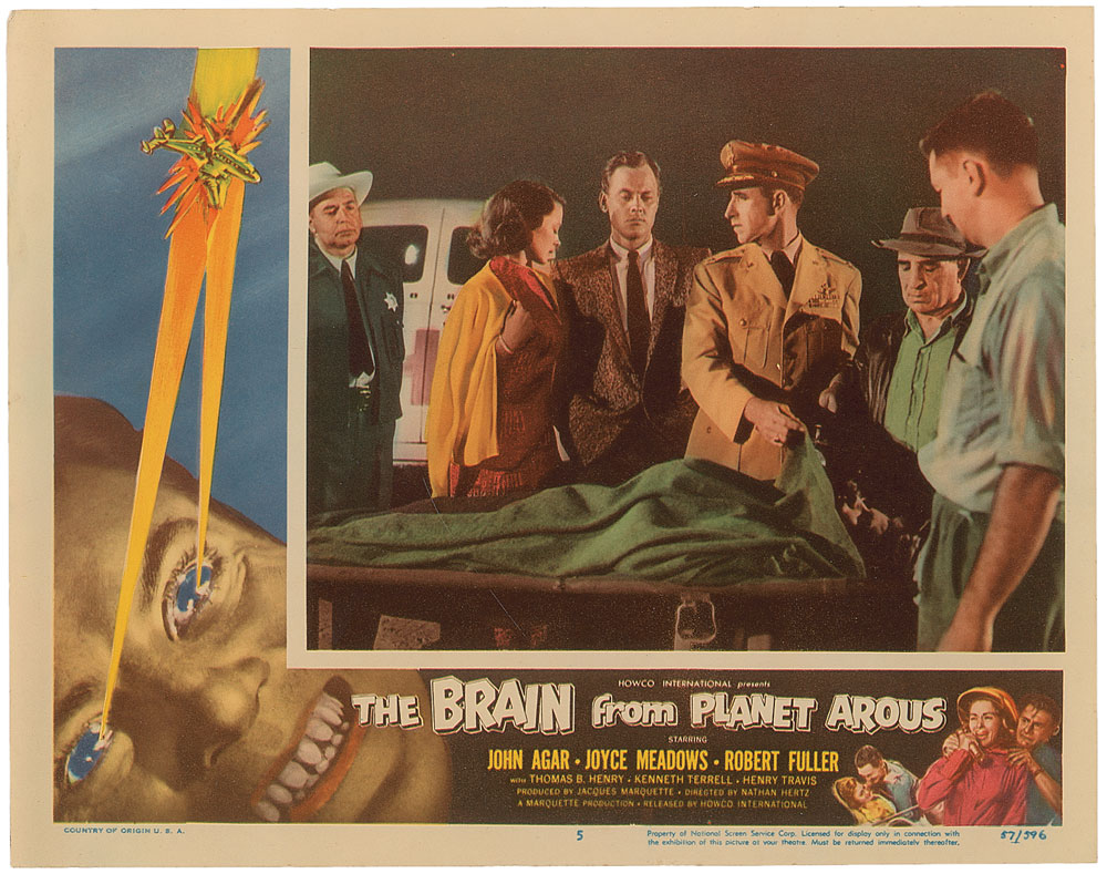 Lot #3053 The Brain From Planet Arous Lobby Card Set - Image 5