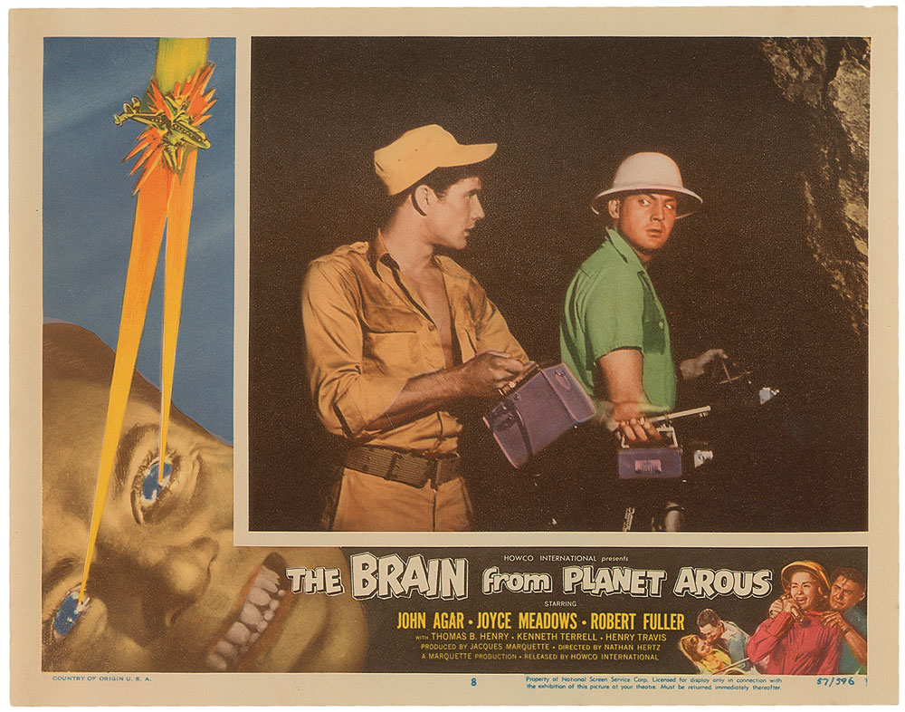 Lot #3053 The Brain From Planet Arous Lobby Card Set - Image 8
