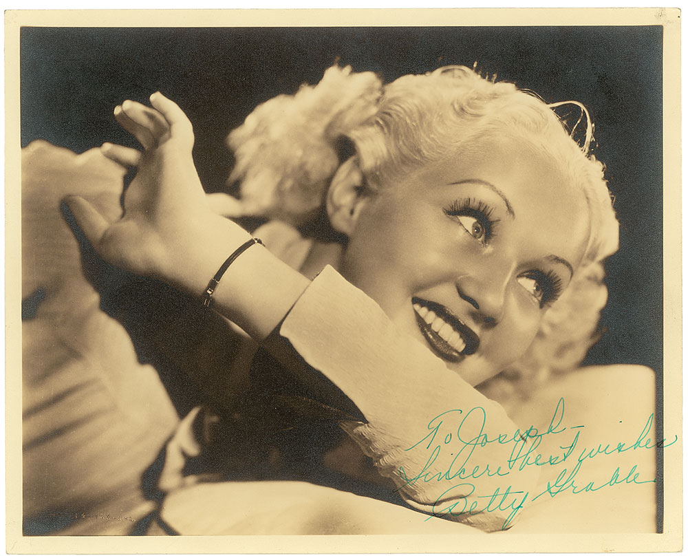 Lot #924 Betty Grable
