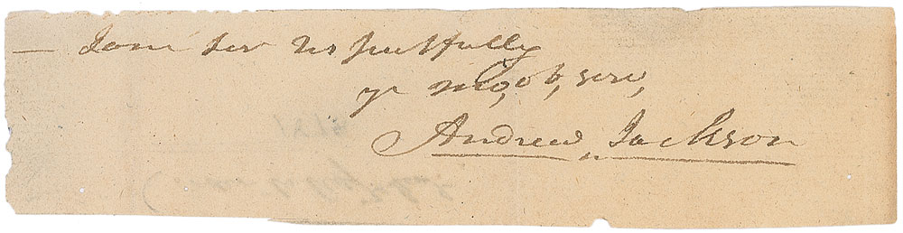 Lot #13 Andrew Jackson