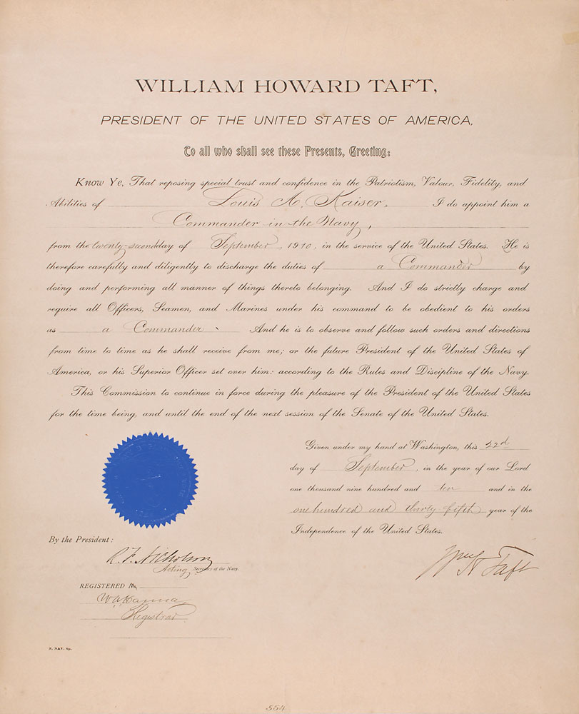 Lot #30 William H. Taft