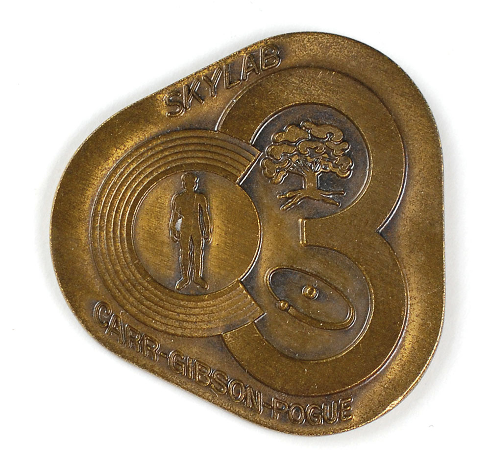 Lot #310 Ed Gibson’s Skylab 4 Bronze Medallion