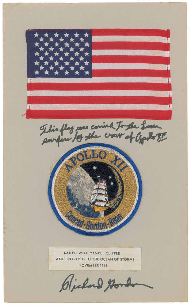 Lot #8064 Apollo 12 Flown Flag
