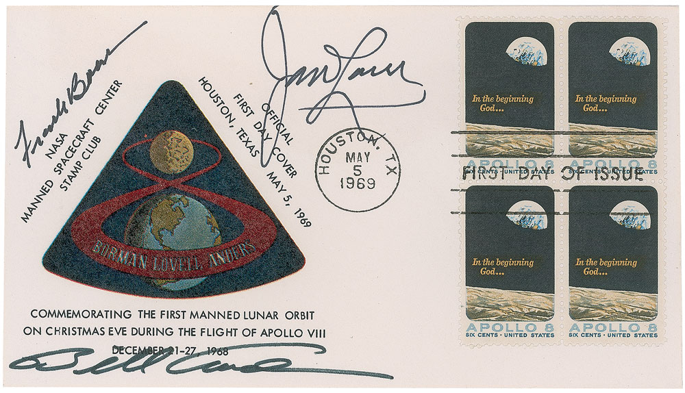 Lot #117 Apollo 8 Signed FDC