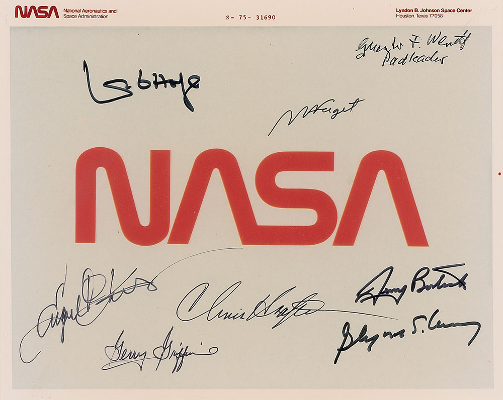 Lot #95 NASA Key Personnel Signed Photograph