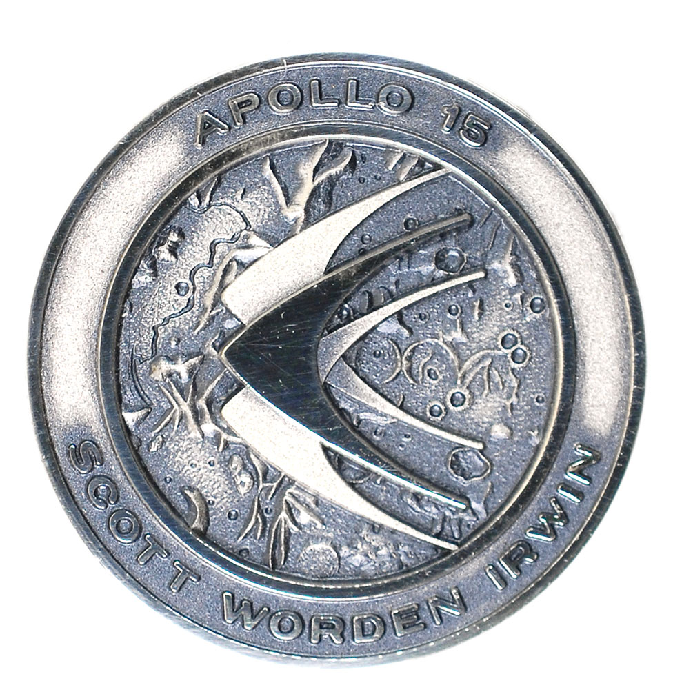 Lot #269 Dave Scott’s Apollo 15 ‘Spanish Silver’ Robbins Medal