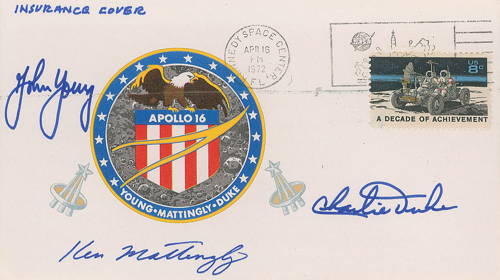 Lot #5094 Charlie Duke’s Apollo 16 Signed