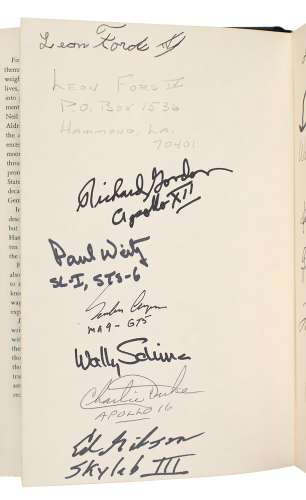 Lot #94 Apollo Astronauts Signed Book