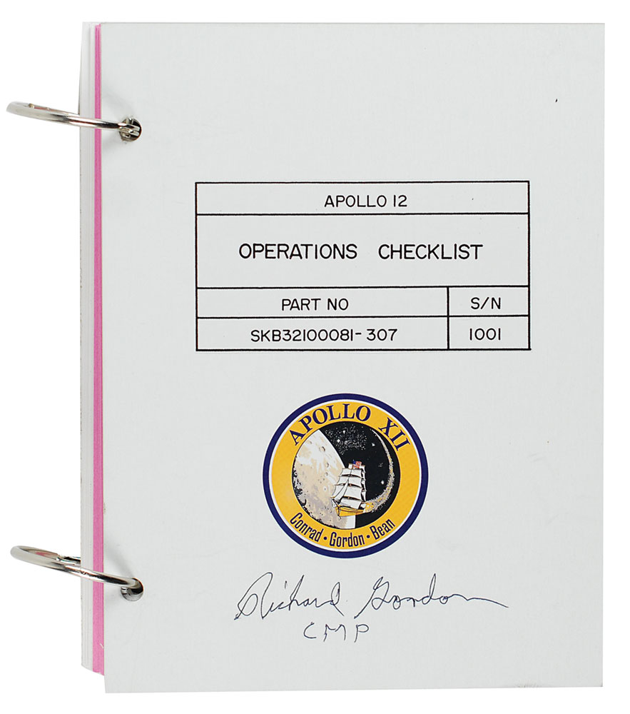 Lot #207 RIchard Gordon Signed Apollo 12 Replica