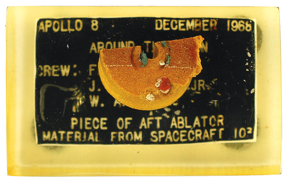 Lot #125 Apollo 8 Flown Ablator Plug