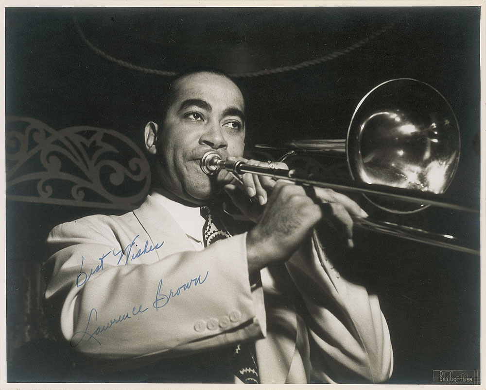 Lot #7207 Lawrence Brown Signed Photograph