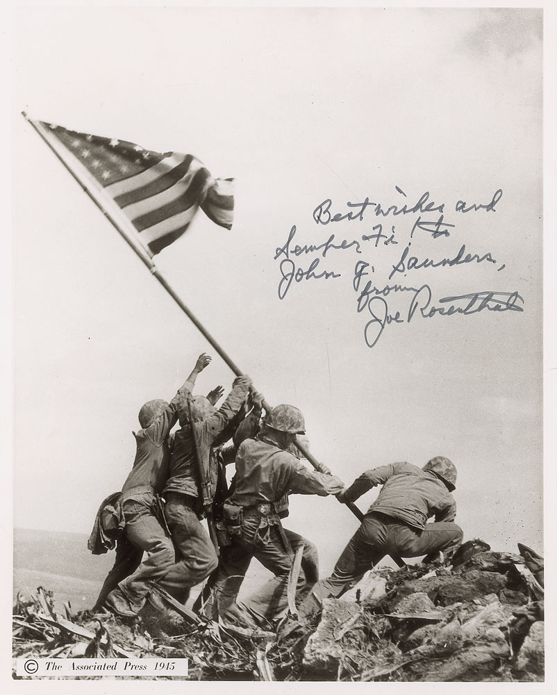 Iwo Jima: Joe Rosenthal | Sold for $708 | RR Auction