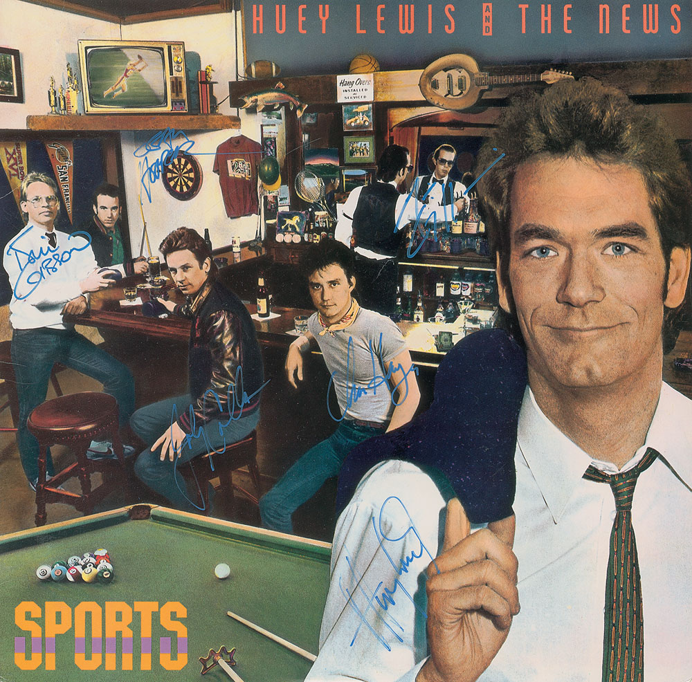 Lot #840 Huey Lewis and the News