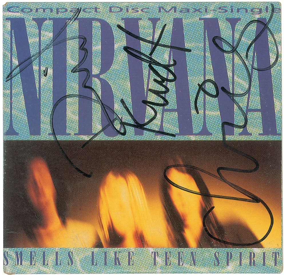 Lot #7530 Nirvana Signed CD - Image 2