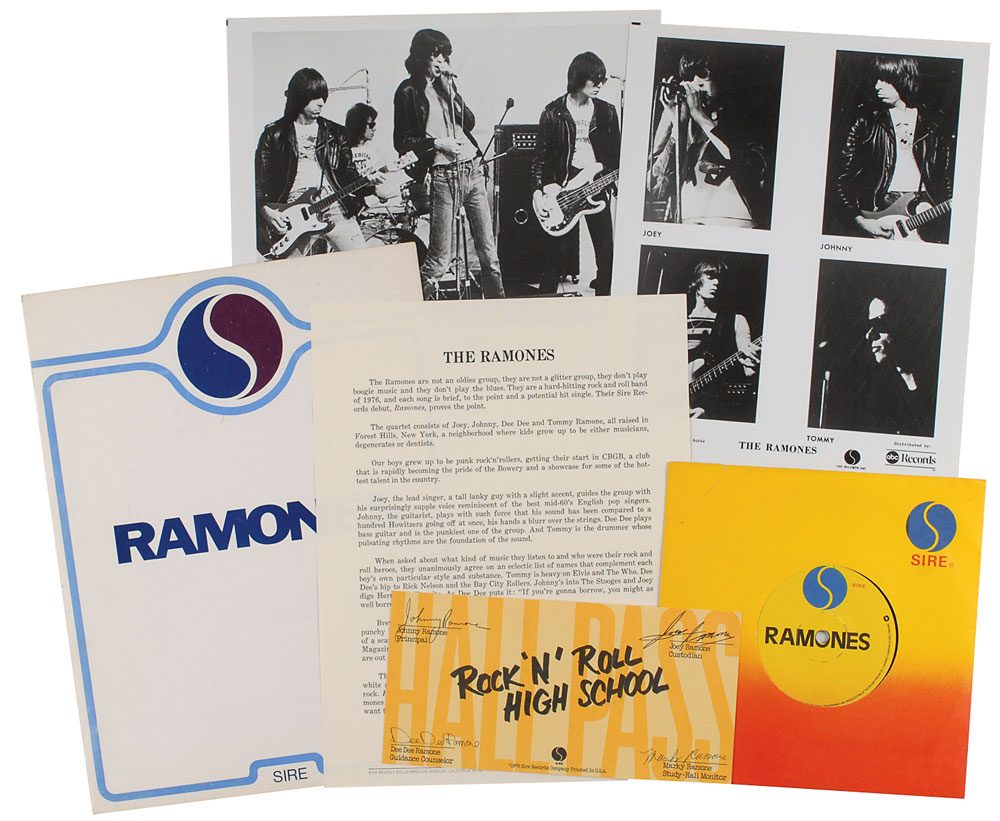 Lot #7468 The Ramones Sire Records Debut Album