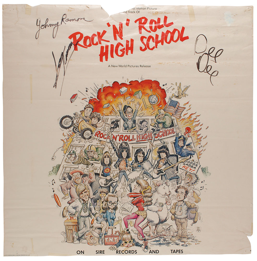Lot #7429 Ramones ‘Rock ‘n’ Roll High School’