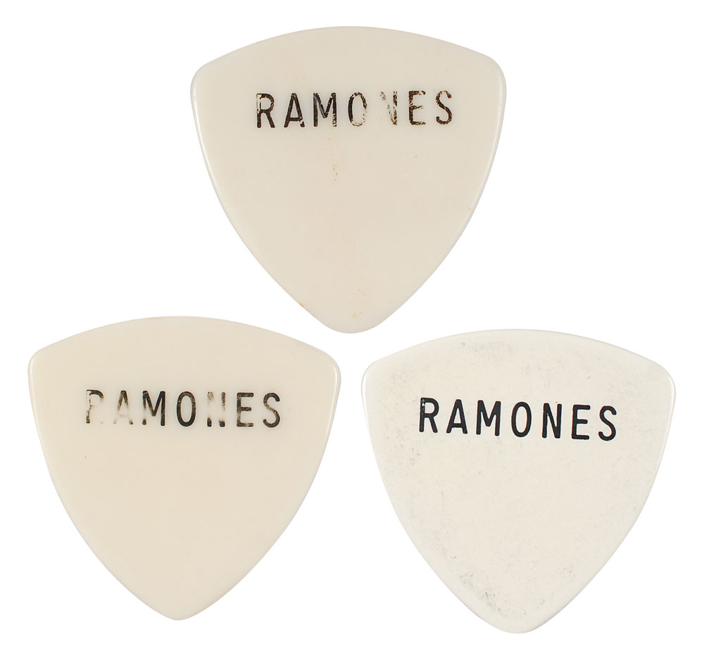 Lot #7470 Johnny Ramone’s Stage-Used Guitar Picks