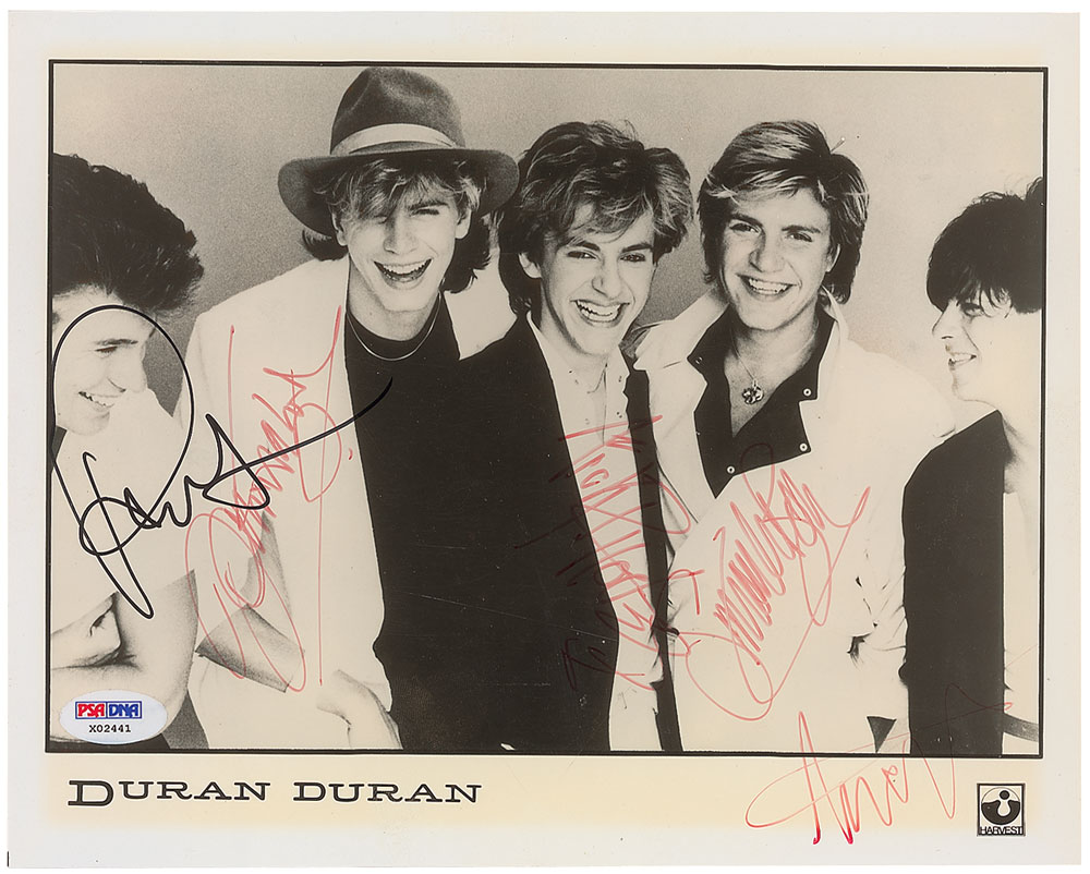 Lot #7524 Duran Duran Signed Photograph