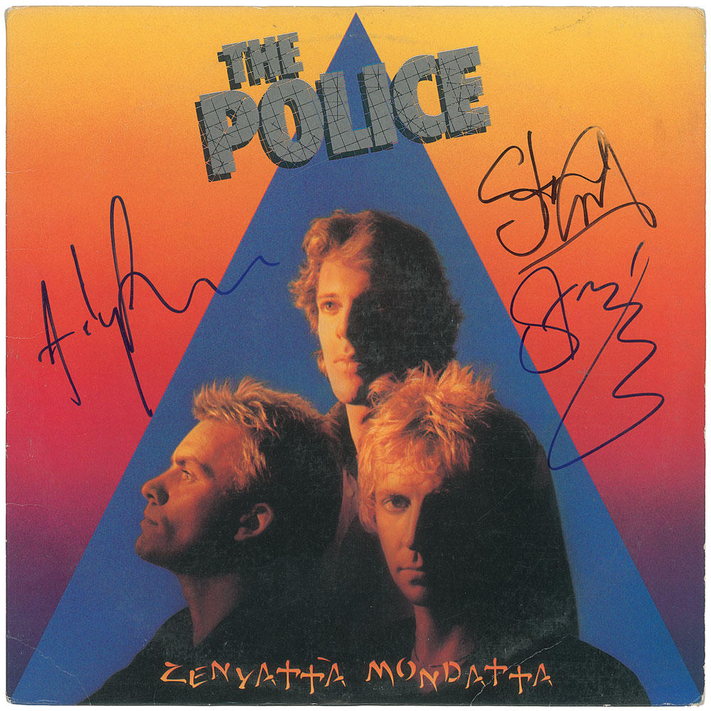 Lot #7296 The Police Signed Album