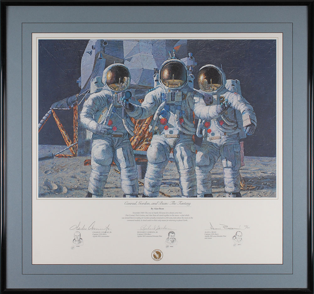 Lot #5065 Apollo 12 Signed Print