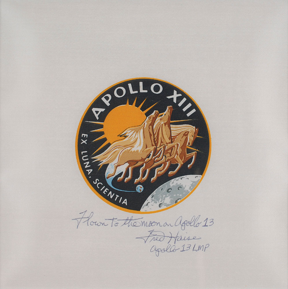 Lot #5068 Fred Haise’s Apollo 13 Flown Beta Cloth