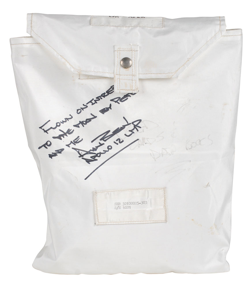 Lot #5059 Alan Bean’s Apollo 12 Flown Data Bag