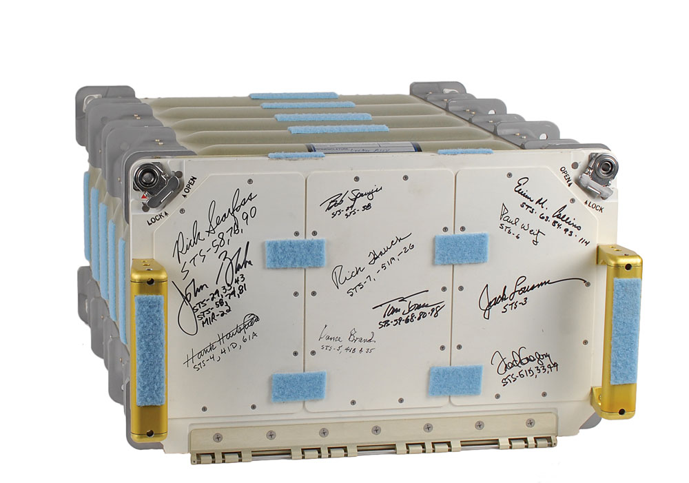 Lot #5117 Spacehab Signed Locker Assembly