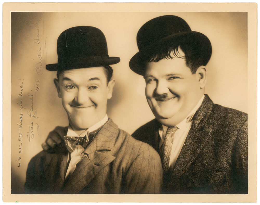 Lot #841 Laurel and Hardy