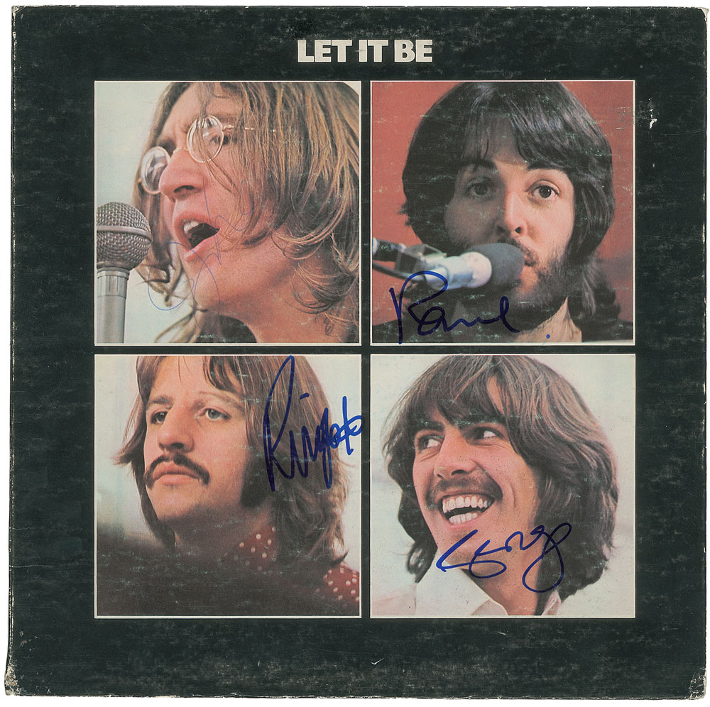 Lot #7015 Beatles: Harrison, McCartney, and Starr Signed Album