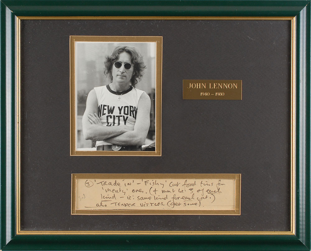 Lot #729 Beatles: John Lennon