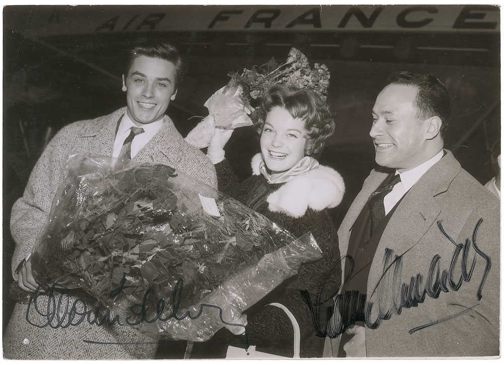 Lot #863 Alain Delon and Romy Schneider