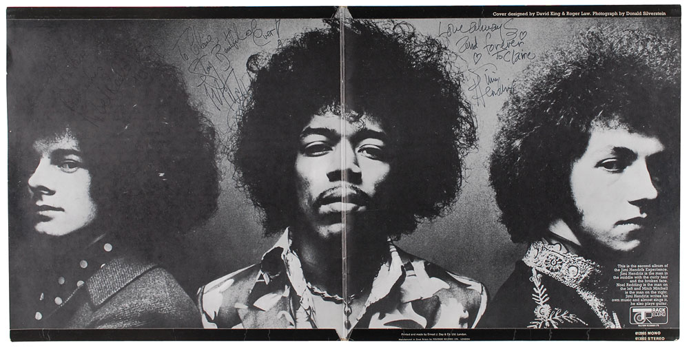 Lot #7090 Jimi Hendrix Experience Signed Album - Image 2