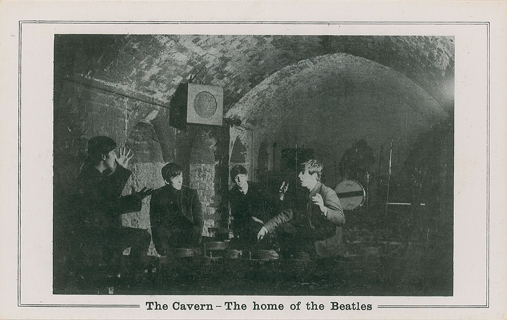 Lot #7069 Beatles Cavern Club Promo Card