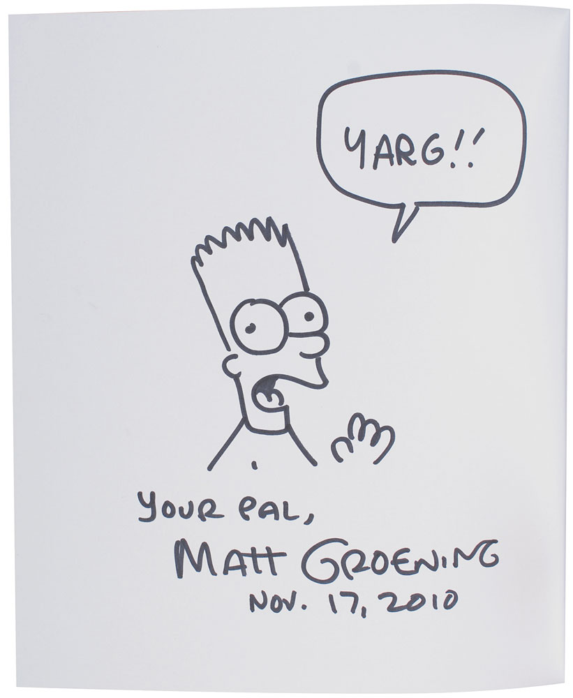 Lot #573 Matt Groening